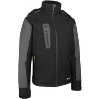 Kurtka przeciwdeszczowa BEESWIFT, ocieplana, rozm. 5XL, czarno/szara