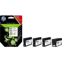 HP Tusz nr 950XLBK, 951XL C, M, Y, K C2P43AE 4pack