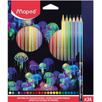 Kredki Deepsea 24 szt. pudeko z zawieszk Maped 831705