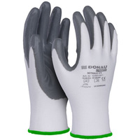 Rkawice DONAU SAFETY Nitrile 01, kat. II, rozm. 11, szare