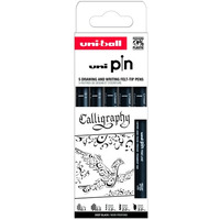 Cienkopis PIN 200, ZESTAW 5 SZTCALLIGRAPHY