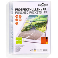 Koszulka na dokumenty Premium rPet PP, 80 mikronw, opakowanie 100 szt., Durable 268419