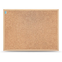 Tablica korkowa MEMOBE SMART, rama drewniana, 60x40 cm