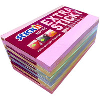 Notes samoprzylepny EXTRA STICKY 76x127mm 4 kol.pastel/90 kart.6szt. Stickin 21669