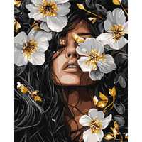 Malowanie po numerach IDEYKA, 40x50cm, metallic, muzyka patkw, 1 szt., w pudeku