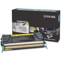 Oryginalny Toner Yellow Lexmark C748 (C748H1YG)