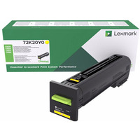 Oryginalny Toner Yellow Lexmark CS820, CX820, CX825, CX860 (72K10Y0)