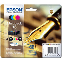 Oryginalny Tusz CMYK Epson 16 (T1626, C13T16264012)