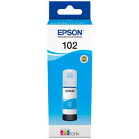 Oryginalny Tusz w butelce Cyan Epson 102 (T03R2, C13T03R240)