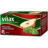 Herbata VITAX INSPIRATIONS Melisa&Gruszka (20 saszetek) 40g zawieszka