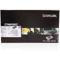Oryginalny Toner Black Lexmark C746, C748 (C746H3KG)