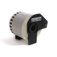 Etykiety JetWorld Zamiennik Brother DK Czarny na Biaym 62mm*30.48m DK22205, DK-22205, DK22.205