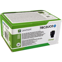 Oryginalny Toner Cyan Lexmark CS521, CS622, CX622, CX625 (78C2UC0)