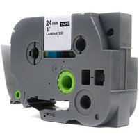 Ta�ma JetWorld Czarny na Niebieskim Zamiennik Brother 24mm x 8m TZe-551 (TZE551, TZ551, TZ-551, AZE551, AZE-551)