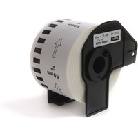 Etykiety JetWorld Zamiennik Brother DK Czarny na Biaym 50mm*30.48m DK22223, DK-22223, DK22.223