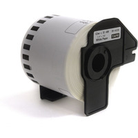 Etykiety JetWorld Zamiennik Brother DK Czarny na Biaym 62mm*30.48m DK44205, DK-44205, DK44.205