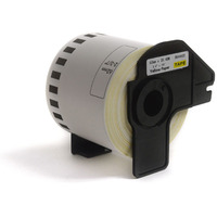 Etykiety JetWorld Zamiennik Brother DK Czarny na tym 62mm*30.48m DK44605, DK-44605, DK44.605