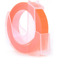 Tama 3D JetWorld Zamiennik Dymo Biae na Fluorescencyjnym Pomaraczowym (do wytaczania, emboss) 9mm x 3m (S0898270) (10szt.)