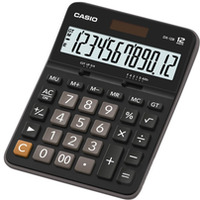 Kalkulator biurowy CASIO DX-12B, 12-cyfrowy, 151x159mm, czarny