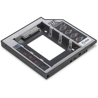Ramka montaowa SSD/HDD do napdu CD/DVD/Blu-ray, SATA na SATA III, 12.7mm
