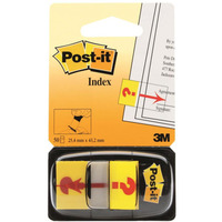 Zakadki indeksujce POST-IT z nadrukiem znak zapytania (680-32R), PP, 25, 4x43, 2mm, 50 kart