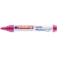 Marker do tkanin okrga kocwka 3 mm karminowy Edding 4500/019/K