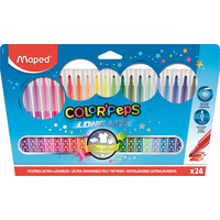 Flamastry trjktne 24kolorw COLORPEPS 845022 MAPED