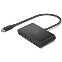 Stacja dokujca USB-C do 4xUSB-C czarny
