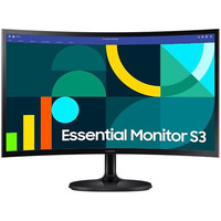 Monitor 24 cale S36GD VA 1920x1080 FHD 16:9 1xD-sub 1xHDMI 4 ms 100Hz zakrzywiony 1800R 2Yd2d (LS24D360GAUXEN)