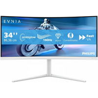 Monitor 34 cale 34M2C5501A Curved VA 180Hz HDMIx2 DP HAS Ambiglow