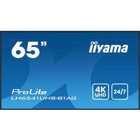 Monitor 65 cali LH6541UHS-B1AG VA, 4K, 24/7, LAN, USB, HDMI, 500cd/m2, Haze(25%), 2x10W, Pion/Poziom