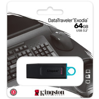 Pami Pendrive KINGSTON 64GB USB 3.2 Data Traveler Exodia