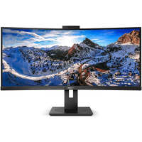 Monitor 346P1CRH 34 cale VA Curved HDMI DP USB-C Kamera