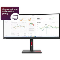 Monitor 34 cale ThinkVision T34w-30 WLED LCD 63D4GAT1EU