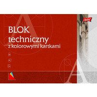 Blok techniczny kolor A3 10 kartek UNIPAP