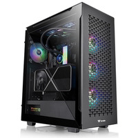 Obudowa Divider 500 Air Tempered Glassx2 Black 12cmx2