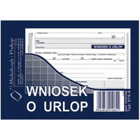 515-5 Wniosek o urlop, A6 40 kartek, MICHALCZYK&PROKOP
