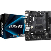 Pyta gwna A520M-HDV AM4 2DDR4 HDMI/DVI/VGA M.2 mATX