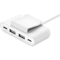 adowarka 4-portowa 2xUSB-C, 2xUSB-A 30W, biaa