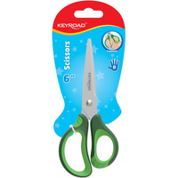 Noyczki dziecice KEYROAD, 15, 5 cm, mikki uchwyt, blister, mix kolorw