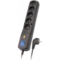 Listwa przeciwprzepiciowa LF-530WA, 3L EMI/RFI, 1.5m, czarna