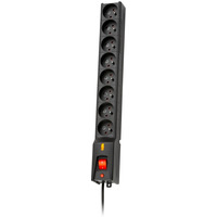 Listwa przeciwprzepiciowa LXA 816, 3L, 3, 0m, czarna