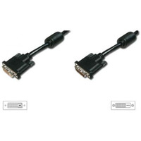 Kabel przeduajcy DVI-D DualLink WQXGA 30Hz Typ DVI-D (24+1)/DVI-D (24+1) M/ 5m Czarny