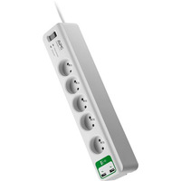PM5U-FR Listwa Essential 5xFR + adowarka 2xUSB 5V, 2, 4A