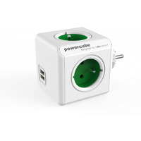 Rozgaziacz PowerCube Original USB 2202GN/FROUPC Zielony