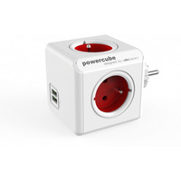 Rozgaziacz PowerCube Original USB 2202RD/FROUPC Czerwony