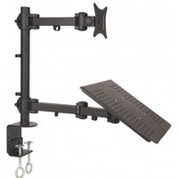 Uchwyt do monitora LED/LCD 13-27 + notebooka biurkowy L-23