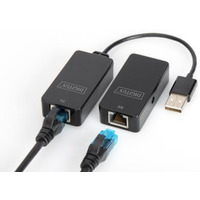 Przeduacz/Extender USB 2.0 HighSpeed po skrtce Cat.5e/6 UTP, do 50m