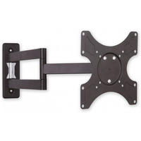 Uchwyt cienny LCD/LED 19-37cali podwjne rami, 25kg, czarny