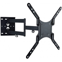 Uchwyt cienny LCD/LED 23-55cali podwjne rami, 45kg, czarny